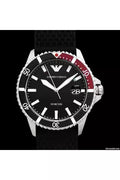 Buy Emporio Armani Diver Black Stainless Steel Mesh Black Dial Quartz Watch For Gents- Emporio Armani AR11341 in Pakistan