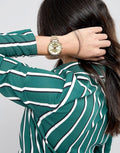 Buy Michael Kors Womens Quartz Chronograph Stainless Steel Gold Dial 39mm Watch - Mk6559 in Pakistan