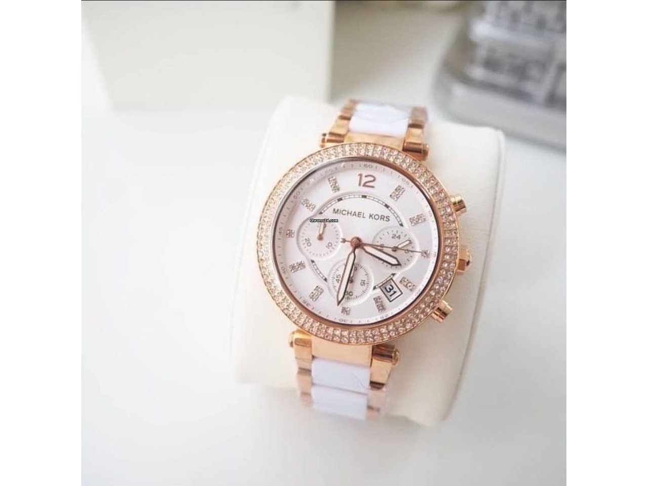 Buy Michael Kors Womens Quartz Stainless Steel White Dial 38mm Watch - Mk5774 in Pakistan