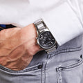 Buy Emporio Armani Mens Chronograph Quartz Stainless Steel Black Dial 43mm Watch - Ar2434 in Pakistan