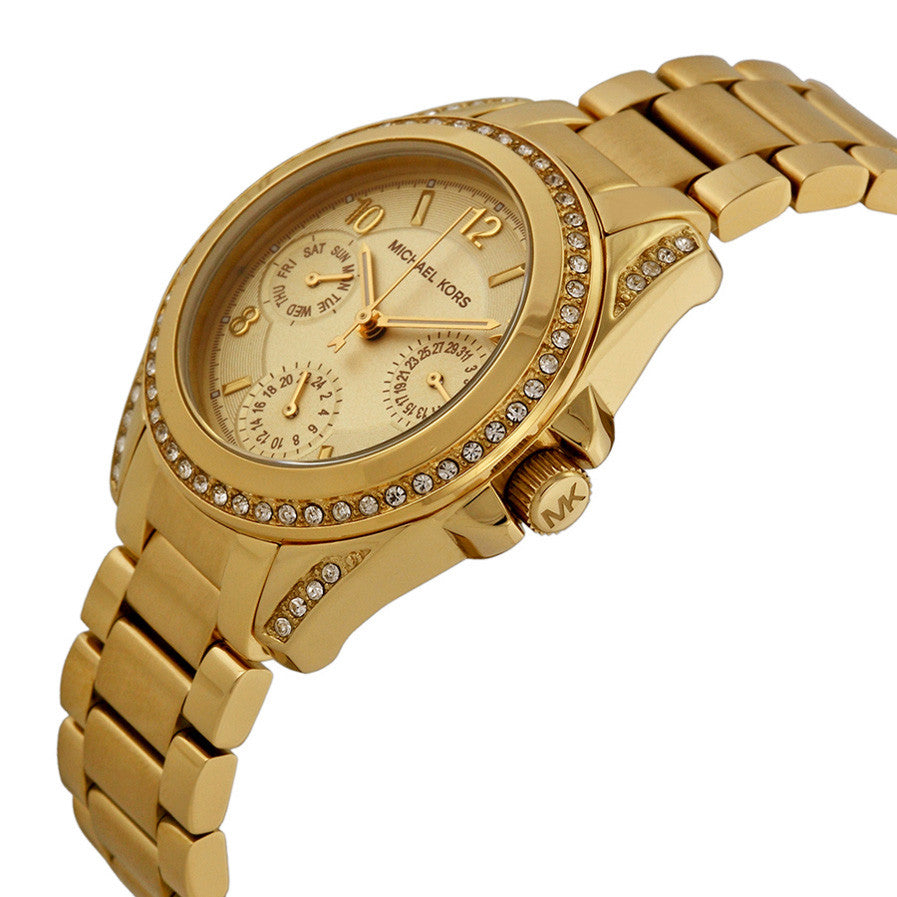 Buy Michael Kors Womens Quartz Blair Gold Stainless Steel Light Champagne Dial 33mm Watch - Mk5639 in Pakistan
