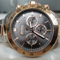 Buy Hugo Boss Mens Ikon Two-tone Rose Gold Silver Strap Grey Dial Watch - 1513339 in Pakistan