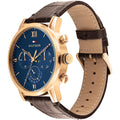 Buy Tommy Hilfiger Mens Quartz Blue Dial Leather Strap 46mm Watch - 1710380 in Pakistan