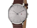 Buy Tommy Hilfiger Quartz Brown Leather Strap Silver Dial 40mm Watch for Men - 1791463 in Pakistan