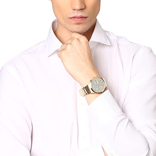 Buy Emporio Armani Mens Chronograph Quartz Stainless Steel Off White Dial 43mm Watch - Ar11332 in Pakistan