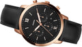 Buy Fossil Men's Chronograph Quartz Black Leather Strap Black Dial 44mm Watch FS5381 in Pakistan