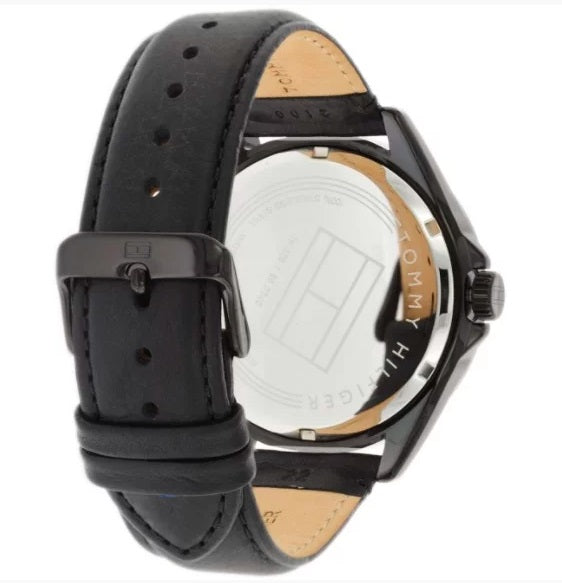 Buy Tommy Hilfiger Quartz Leather Strap Blue Dial 46mm Watch for Men - 1791368 in Pakistan