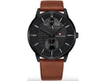 Buy Tommy Hilfiger Mens Quartz Leather Strap Black Dial 44mm Watch - 1791604 in Pakistan