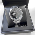 Buy Hugo Boss Mens Chronograph Silver Stainless Steel Black Dial 44mm Watch - 1513712 in Pakistan
