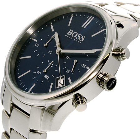 Buy Hugo Boss Quartz Silver Stainless Steel Blue Dial 42mm Watch for Men - 1513434 in Pakistan