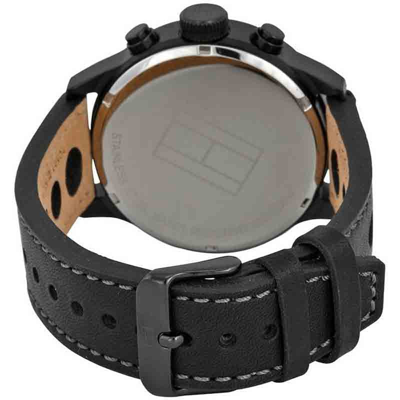 Buy Tommy Hilfiger Quartz Leather Strap Grey Dial 46mm Watch for Men - 1791051 in Pakistan