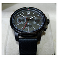 Buy Tommy Hilfiger Quartz Black Leather Strap Grey Dial 46mm Watch for Men - 1791533 in Pakistan