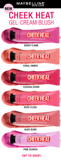 Buy Maybelline Cheek Heat Gel Cream Blush - Coral Ember in Pakistan