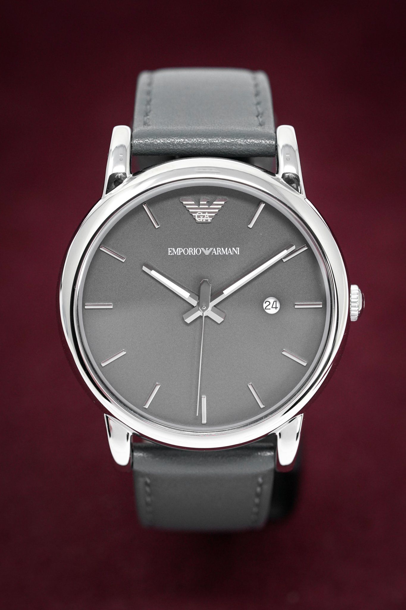 Buy Emporio Armani Quartz Leather Strap Brown Dial 41mm Watch for Men - Ar1729 in Pakistan