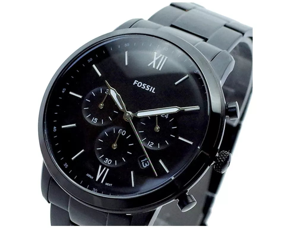 Buy Men's Chronograph Quartz Neutra Black Stainless Steel Black Dial 44Mm Watch in Pakistan