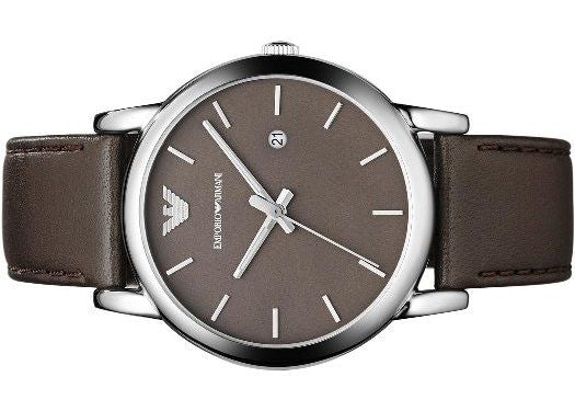 Buy Emporio Armani Quartz Leather Strap Brown Dial 41mm Watch for Men - Ar1729 in Pakistan