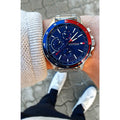 Buy Tommy Hilfiger Mens Quartz Stainless Steel Blue Dial 46mm Watch - 1791718 in Pakistan