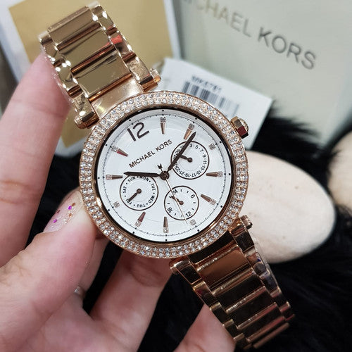 Buy Michael Kors Womens Quartz Stainless Steel White Dial 38mm Watch - Mk5781 in Pakistan