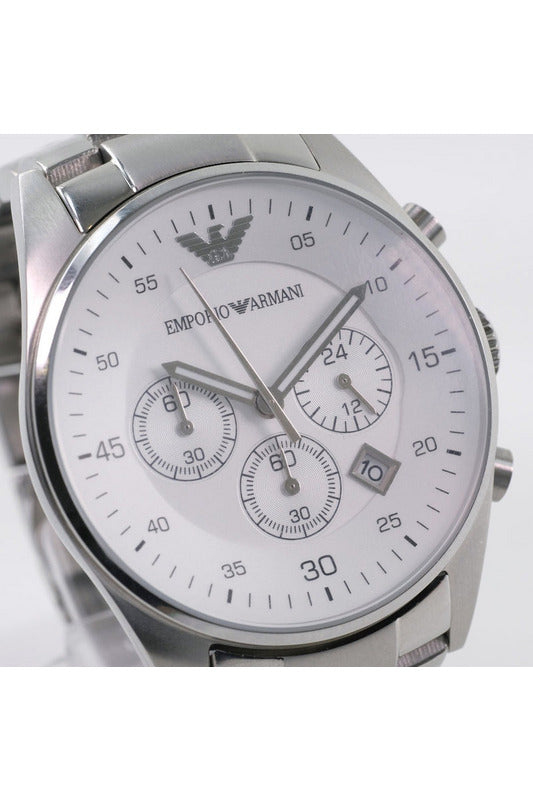 Buy Emporio Armani Men’s Stainless Steel Silver Dial 40mm Watch 5869 in Pakistan