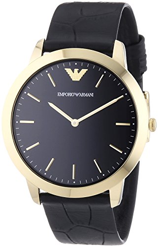 Buy Emporio Armani Quartz Black Leather Strap Black Dial 42mm Watch for Men - Ar1742 in Pakistan