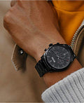 Buy Hugo Boss Mens Chronograph Quartz Stainless Steel Black Dial 44mm Watch - 1513714 in Pakistan
