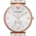 Buy Emporio Armani Men’s Quartz Two Tone Stainless Steel Silver Dial 40mm Watch - AR1677 in Pakistan