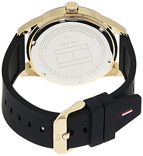 Buy Tommy Hilfiger Quartz Black Silicone Strap Black Dial 44mm Watch for Men - 1791636 in Pakistan