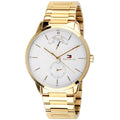 Buy Tommy Hilfiger Mens Quartz Stainless Steel White Dial 44mm Watch - 1791609 in Pakistan
