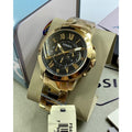 Buy Men's Chronograph Quartz Grant Gold Stainless Steel Strap Black Dial 44Mm Watch in Pakistan