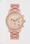 Buy Michael Kors Ritz Chronograph Pink Aluminium Watch for Women - Mk6753 in Pakistan