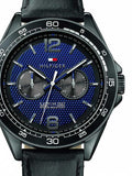 Buy Tommy Hilfiger Quartz Leather Strap Blue Dial 46mm Watch for Men - 1791368 in Pakistan
