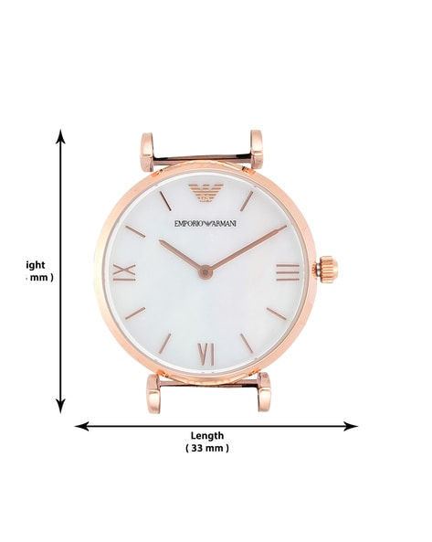 Buy Emporio Armani Womens Analog Stainless Steel Mother Of Pearl Dial 22mm Watch - Ar1764 in Pakistan