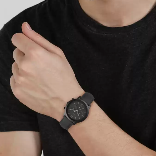 Buy Neutra Analog Black Dial Black Leather Strap Watch For Men in Pakistan