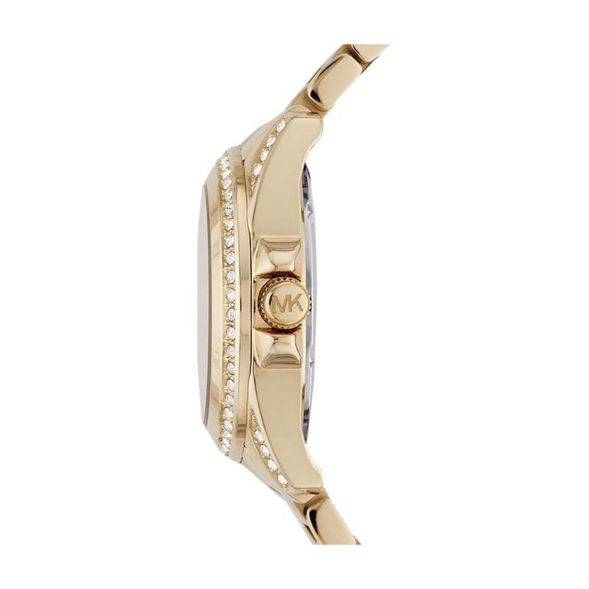 Buy Michael Kors Womens Quartz Blair Gold Stainless Steel Light Champagne Dial 33mm Watch - Mk5639 in Pakistan