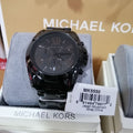 Buy Michael Kors Unisex Chronograph Quartz Bradshaw Black Stainless Steel Black Dial 42mm Watch - Mk5550 in Pakistan