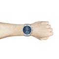 Buy Hugo Boss Mens Quartz Skymaster Chrono Stainless Steel Blue Dial 44mm Watch - 1513784 in Pakistan