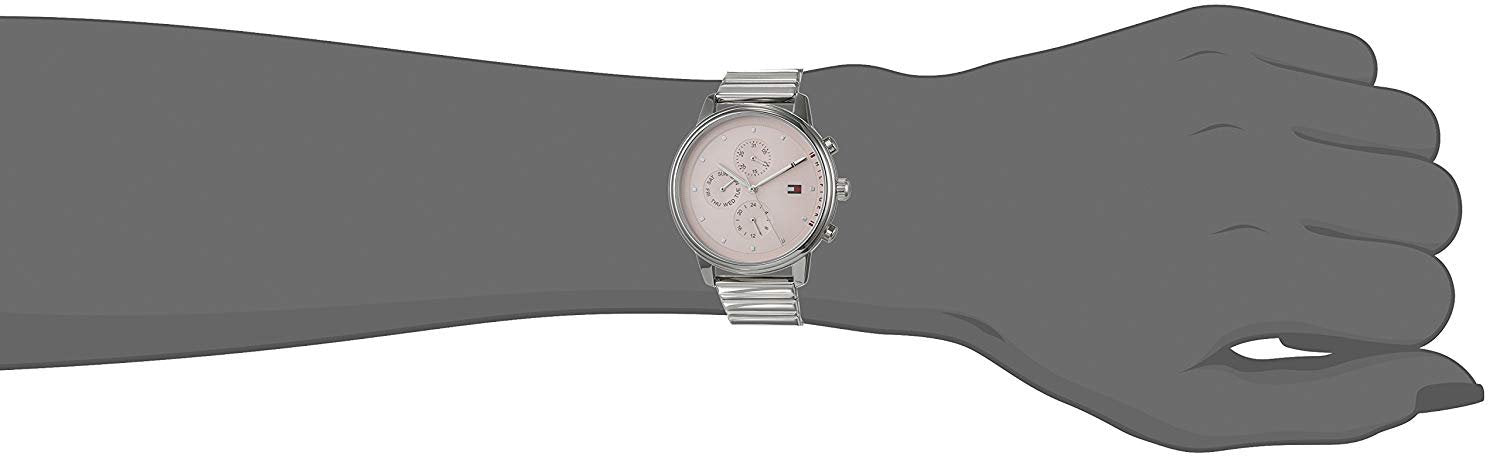 Buy Tommy Hilfiger Quartz Stainless Steel Pink Dial 38mm Watch for Women - 1781904 in Pakistan