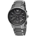 Buy Emporio Armani Mens Chronograph Quartz Stainless Steel Black Dial 43mm Watch - Ar1452 in Pakistan
