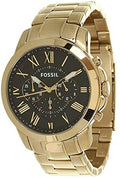 Buy Men's Chronograph Quartz Grant Gold Stainless Steel Strap Black Dial 44Mm Watch in Pakistan