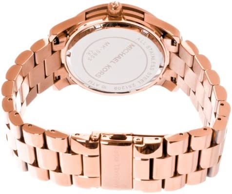 Buy Michael Kors Womens Quartz Runway Stainless Steel Rose Gold Dial 44mm Watch - Mk6736 in Pakistan