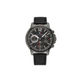 Buy Tommy Hilfiger Quartz Black Leather Strap Grey Dial 46mm Watch for Men - 1791533 in Pakistan