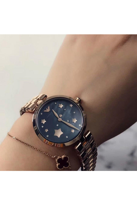 Buy Emporio Armani Womens Analogue Quartz Watch with Stainless Steel Strap AR11197 in Pakistan