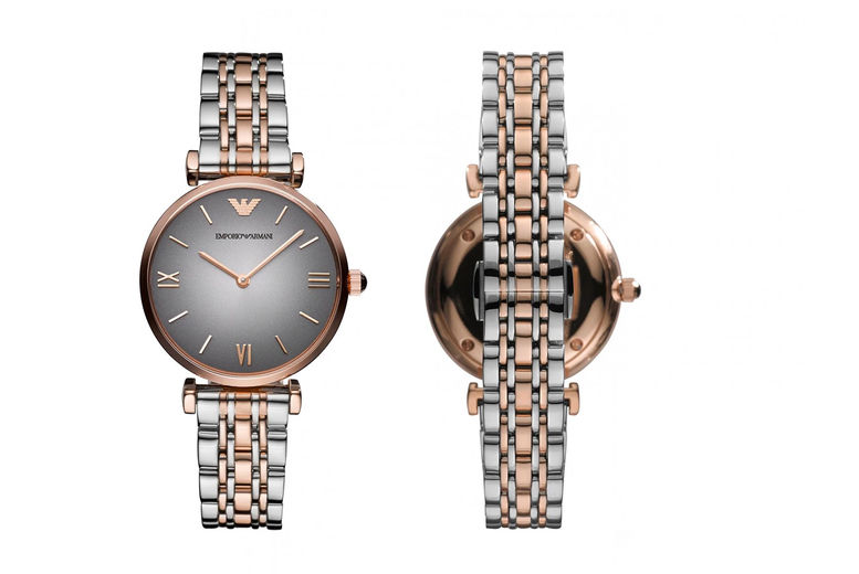 Buy Emporio Armani Womens Analog Stainless Steel Grey Dial 32mm Watch - Ar1725 in Pakistan