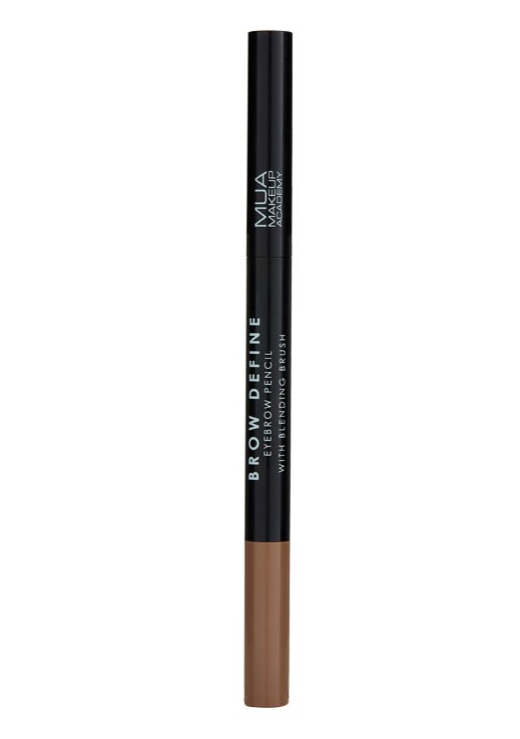 Buy MUA Brow Define Pencil with Blending Brush - Light Brown in Pakistan