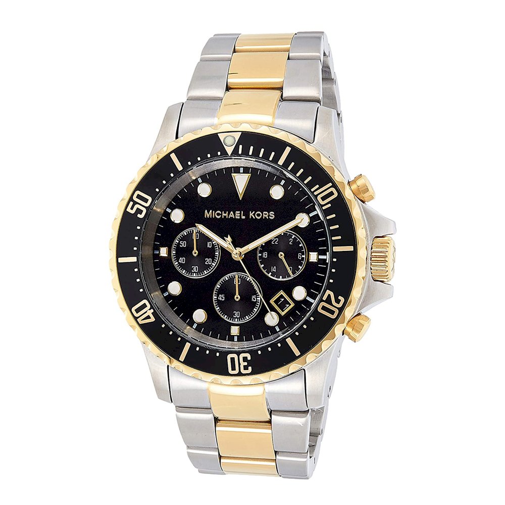 Buy Michael Kors Mens Chronograph Quartz Stainless Steel Black Dial 45mm Watch - Mk8311 in Pakistan