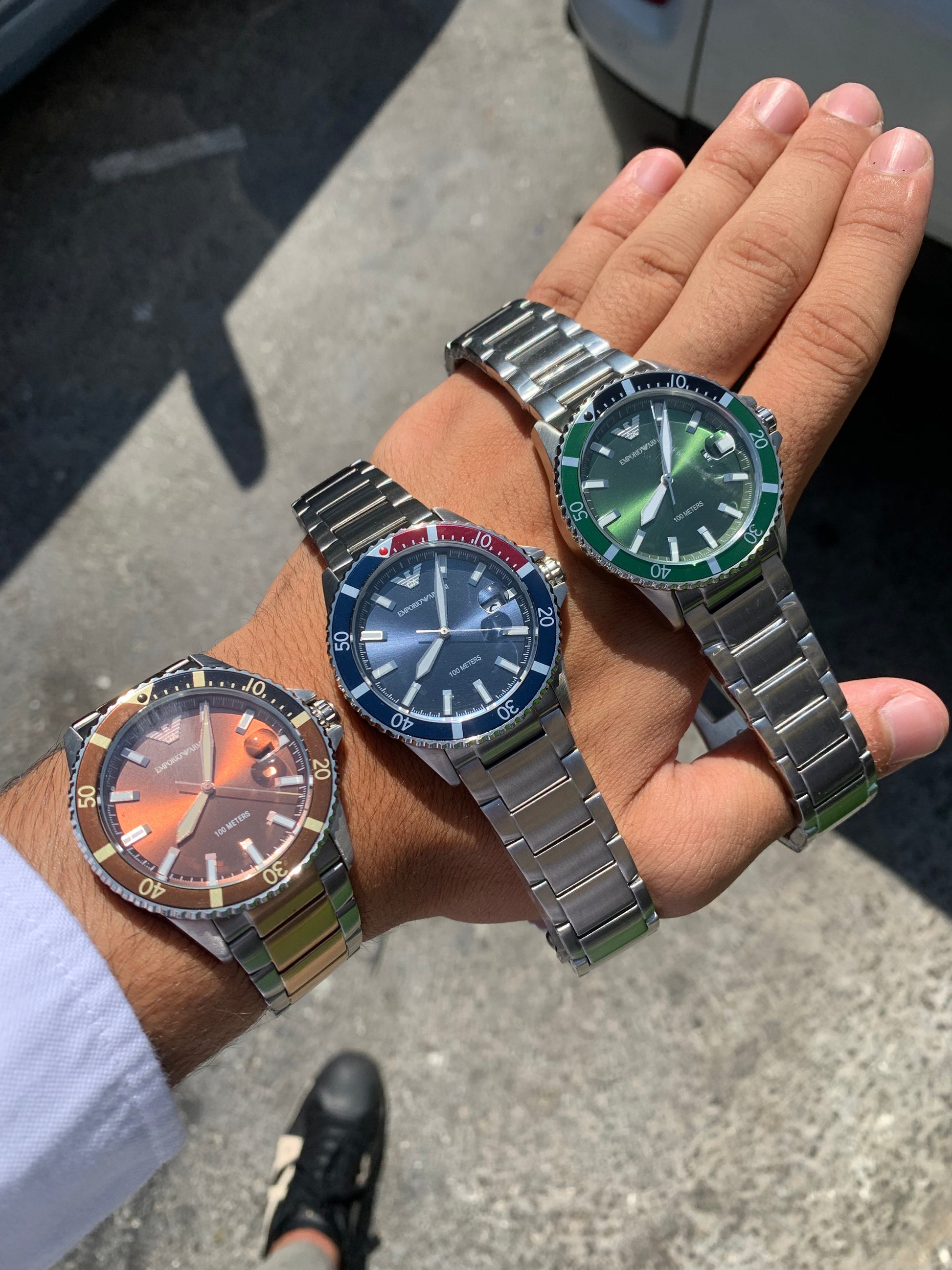 Buy Emporio Armani Quartz Stainless Steel Brown Dial 42mm Watch for Men - Ar11340 in Pakistan