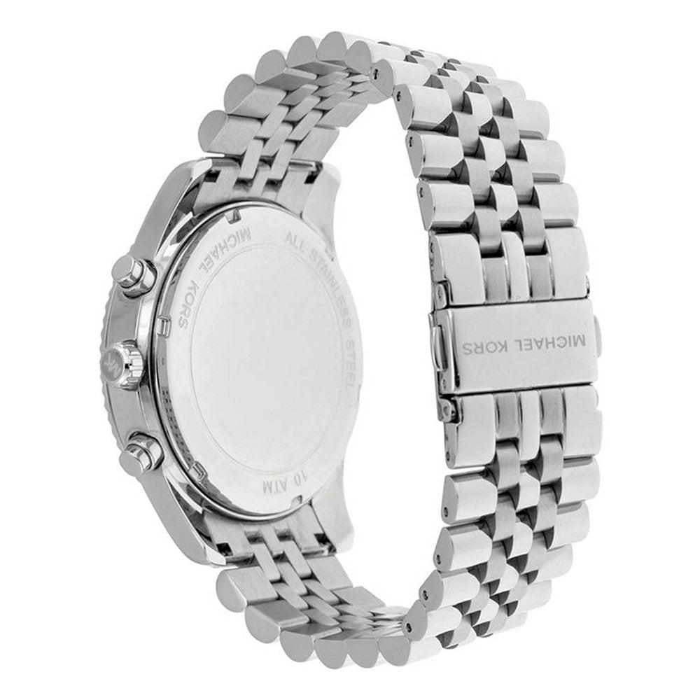 Buy Michael Kors Men’s Chronograph Quartz Stainless Steel Silver Dial 45mm Watch - MK8405 in Pakistan