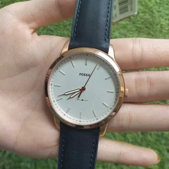 Buy Men's Quartz The Minimalist Blue Leather Strap White Dial 44Mm Watch in Pakistan