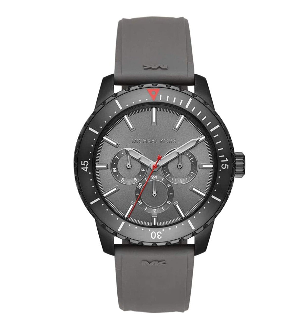 Buy Michael Kors Mens Quartz Silicone Strap Grey Dial 44mm Watch - Mk7164 in Pakistan