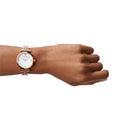 Buy Emporio Armani Womens Rose Gold Stainless Steel White Dial 32mm Watch - Ar11267 in Pakistan
